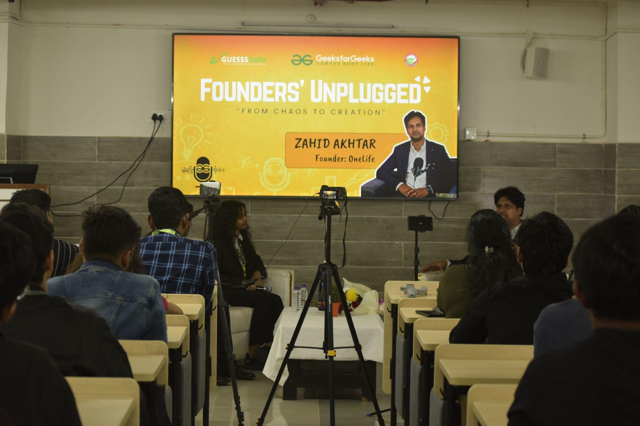 Founders Unplugged – From Chaos to Creation moment 4