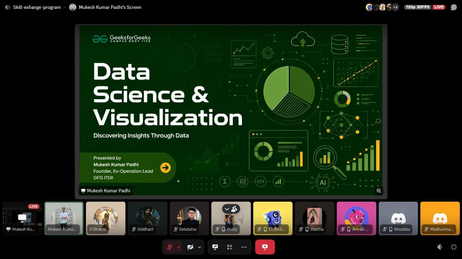 Skills Exchange Workshop – Day 8: Data Science & Visualization moment 3